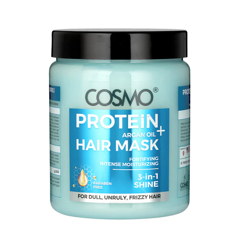Mască pentru păr Cosmo Protein+ Ulei de Argan 1000ml